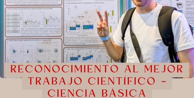 ¡Felicitamos al Dr. Augusto Varese por haber recibido el reconocimiento al mejor trabajo científico en la categoría Ciencia Básica en Expo Cannabis 2025!